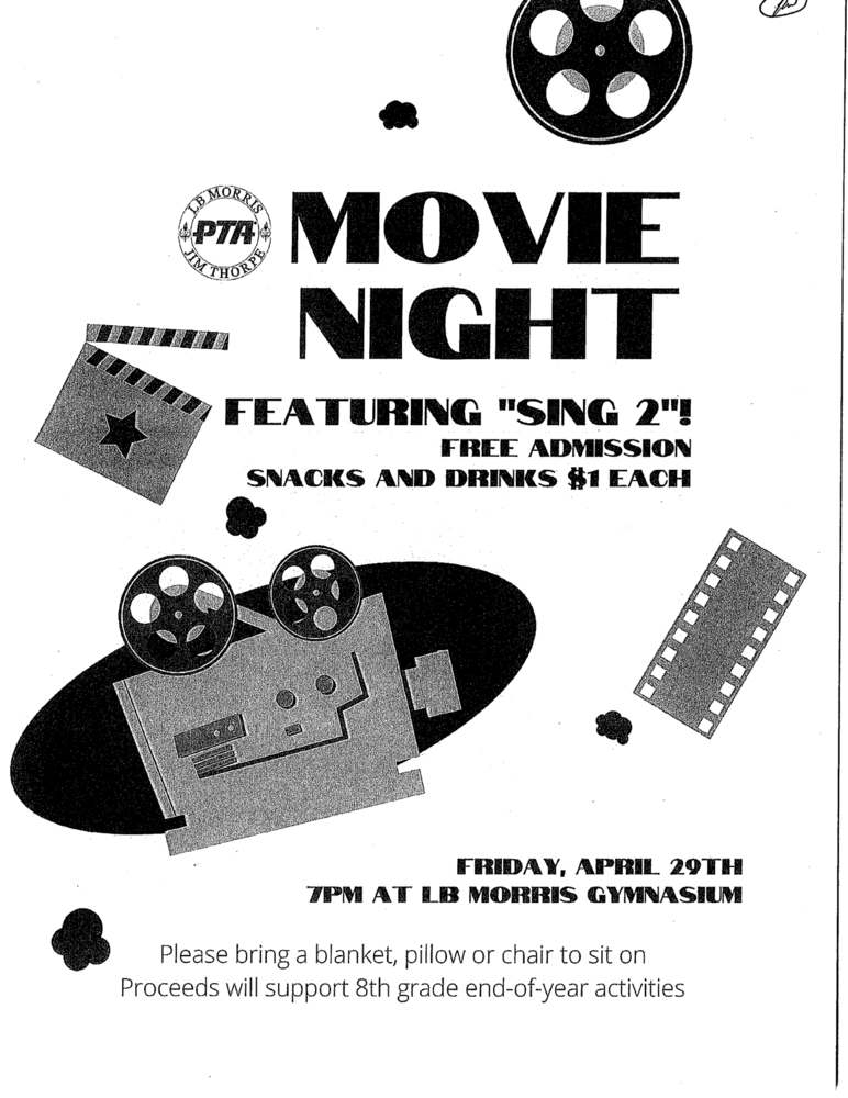 Movie Night  - April 29th -  7pm