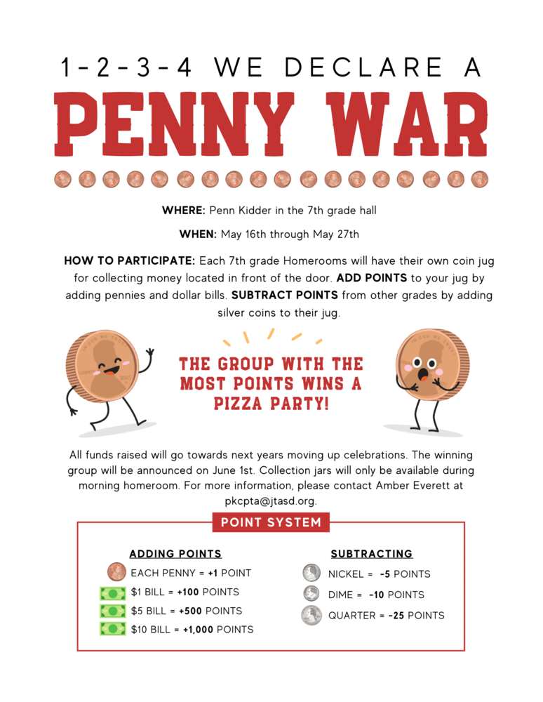 7th Grade Penny Wars