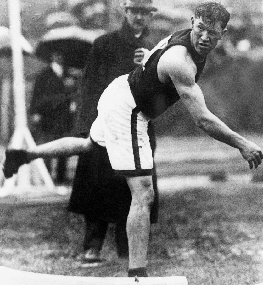 Jim Thorpe at 1912 Olympics.