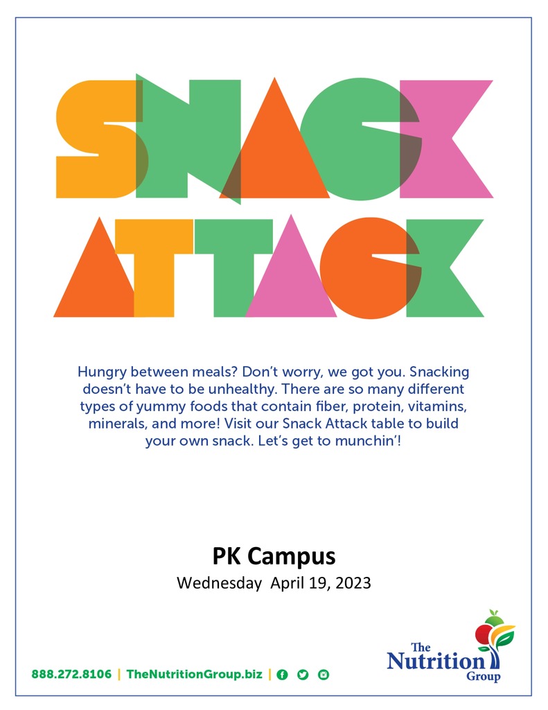 Snack Attack Flyer