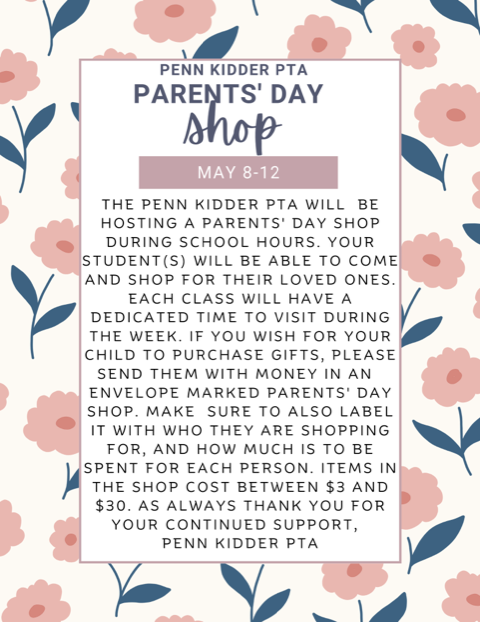 Parent shop Flyer